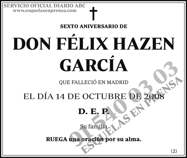 Félix Hazen García